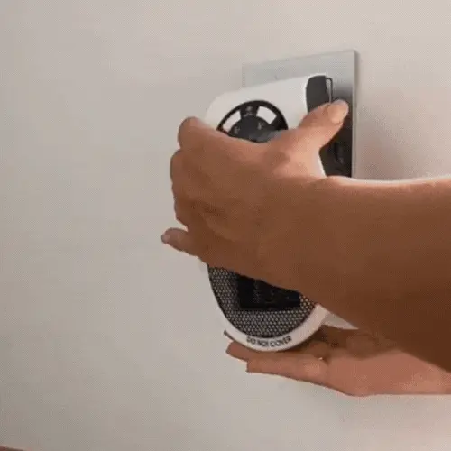 Ultra Air Heater gif of use